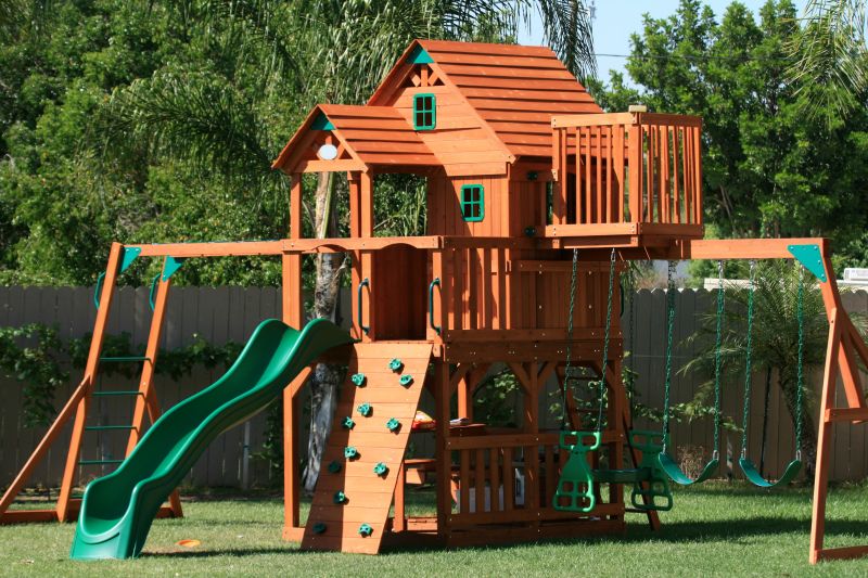 Wooden Playset Installation in Alpharetta, GA